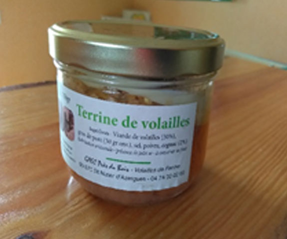 Terrine Volaille Terroir d'Azergues