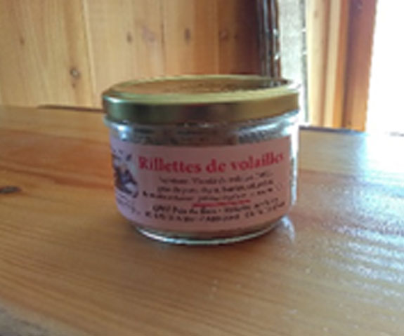 Rillette de Volailles 180 g Terroir d'Azergues